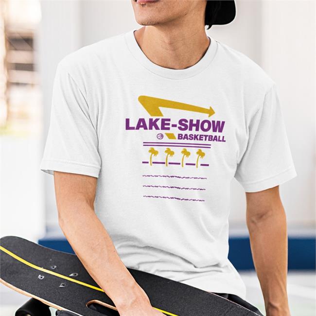 Goldenknight White Lake Show Basketball Shirt