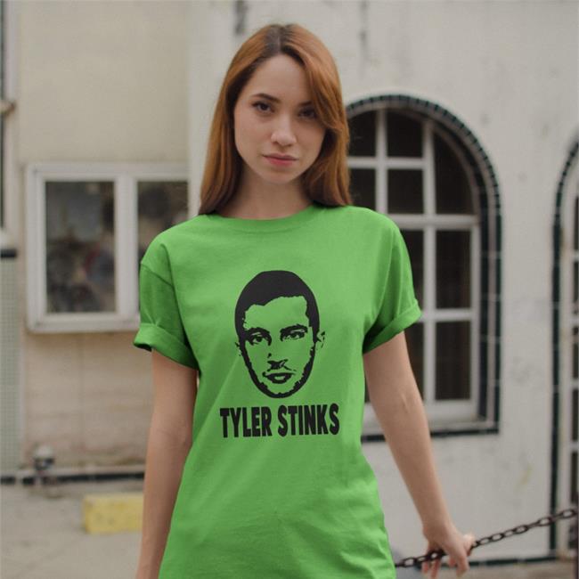 White Tyler Stinks T Shirt Jack