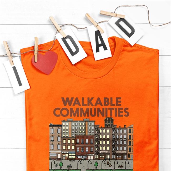 Nathan Allebach Walkable Communities Are The Way Tee Shirt
