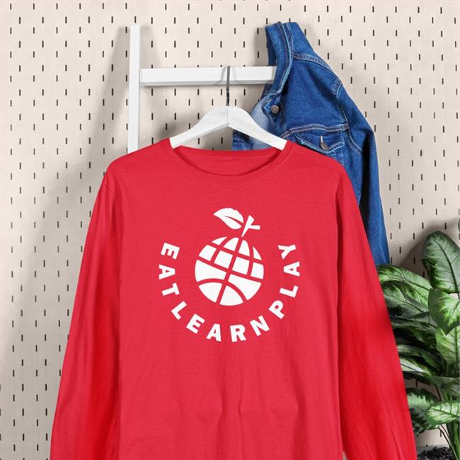 Stephen Curry Wearing Eat Learn Play Shirt