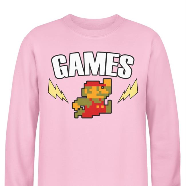 DinkyNew Games Super Mario Tee Shirt Grey