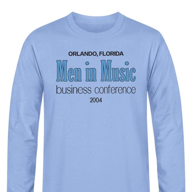 Orlando Florida Men In Music Business Conference 2004 Shirt Benito Skinner White
