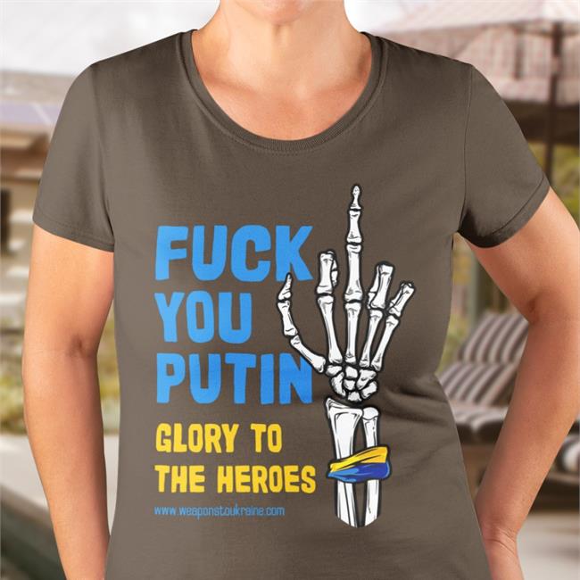 Jana Černochová Wearing Fuck You Putin Glory To The Heroes Shirt