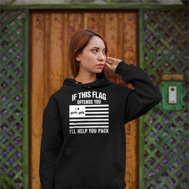 If This Flag Offends You I’Ll Hell You Pack I Heart Goth Girls Cap Crying In The Club Black