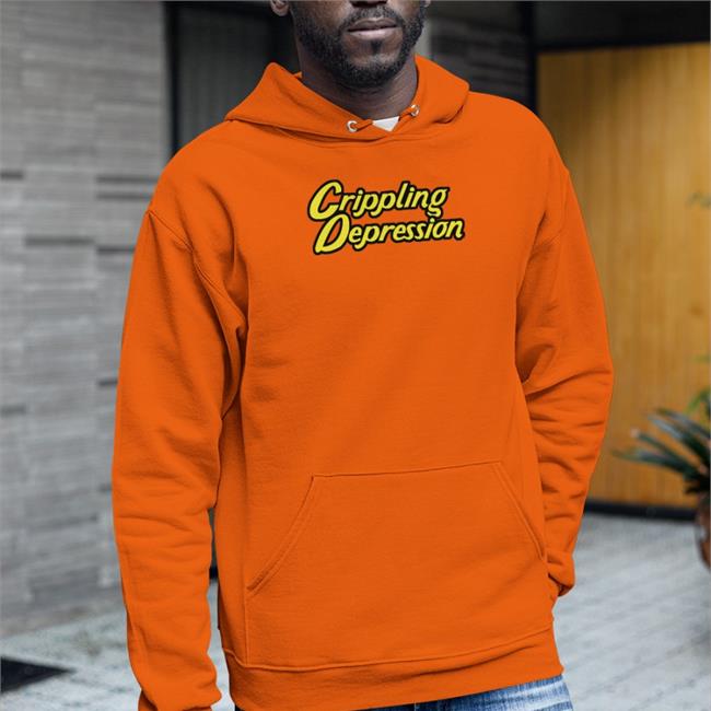 Orange Crippling Depression Shirt Fuckedupfoods