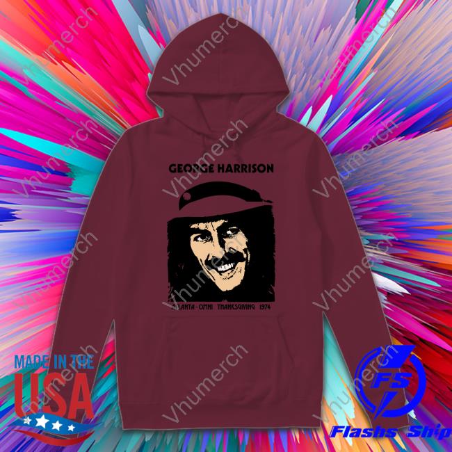 George Harrison Atlanta Omni Thanksgiving 1974 Long Sleeve T-Shirt