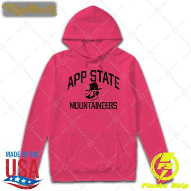 Appalachian State University Mountaineers Asu Retro Distressed Logo Tee