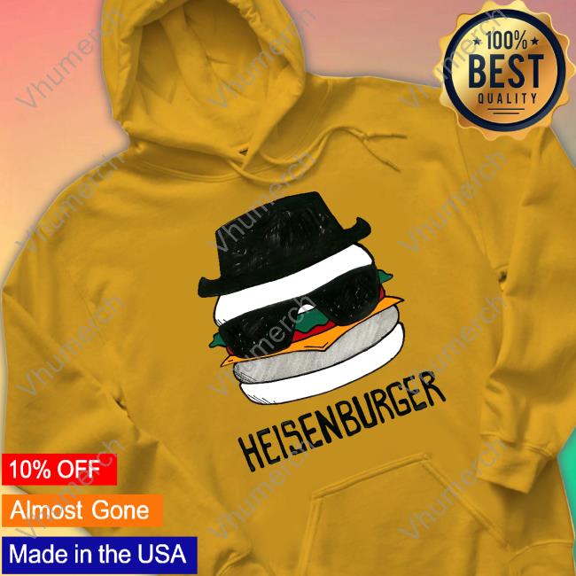 Heisenburger Parody Long Sleeve Tee Shirt Heisenberg