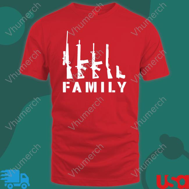 Irishpeachbackup Family Guns Long Sleeve Tee