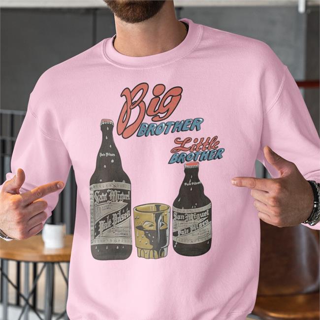 Pinned Post Is 2 Fav Gif Reply To Sports Team Big Brother Little Brother T Shirts Wine