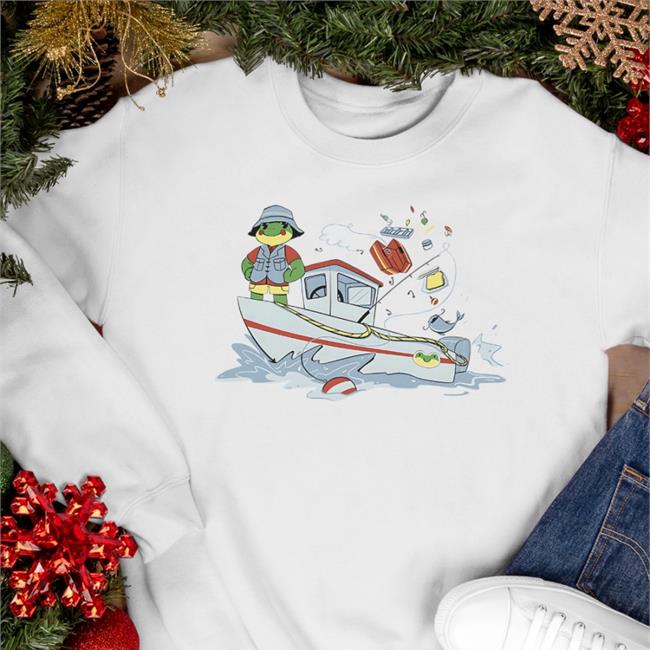 Mushroom Froggy Boating Shirt