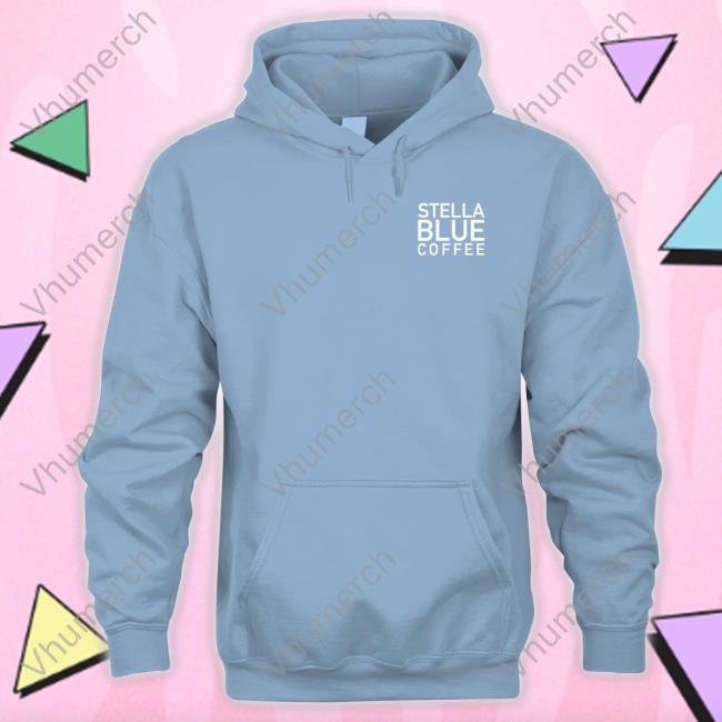 In The End There's Just Coffee Stella Blue Coffee Tee Shirt