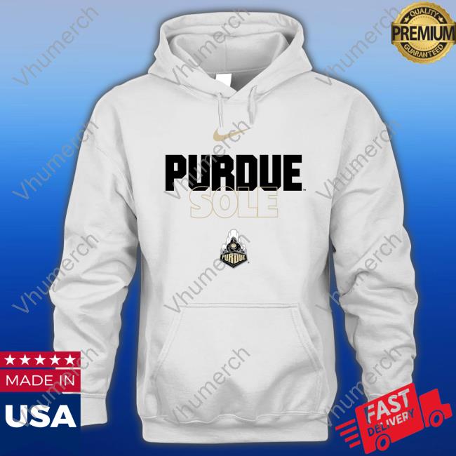Purdue Boilermakers 2023 Ncaa Sole Bench Tee Shirt Purdue Sole Shirt