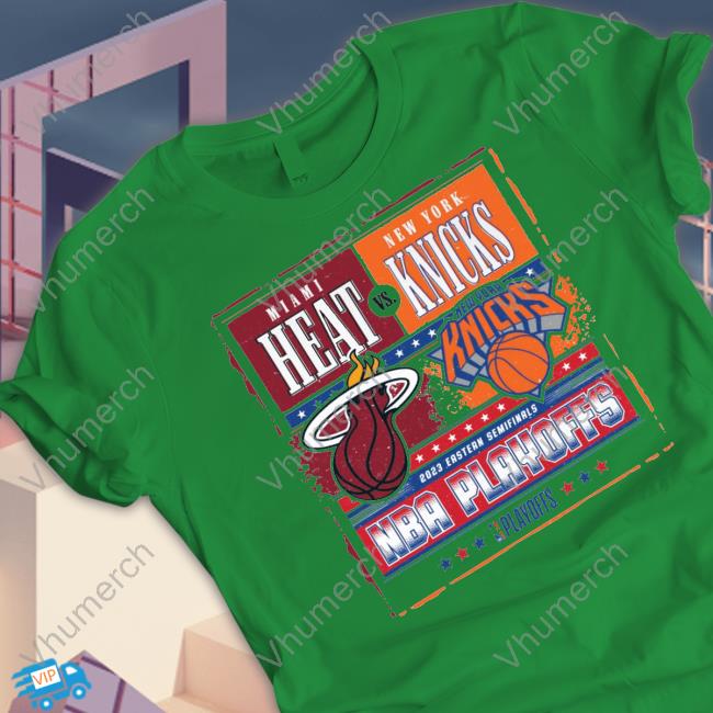 Miami Heat Vs New York Knicks Nba Playoffs 2023 Eastern Semifinals T Shirts
