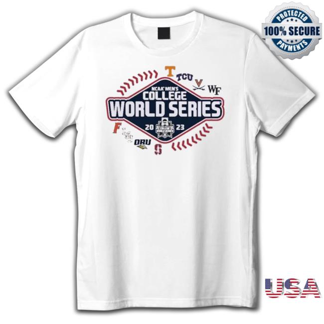 Men’S College World Series 8 Team 2023 Championship New Shirt Men’S College World Series 8 Team 2023 Championship Shirt