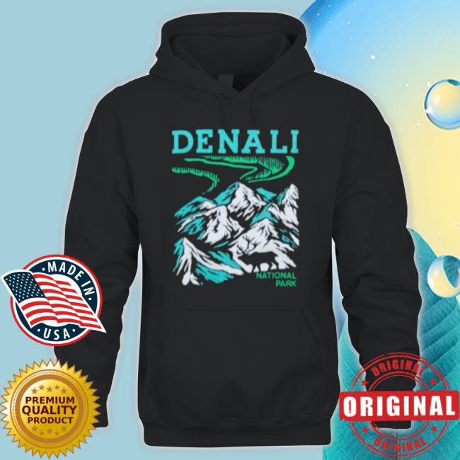 Denali Alaska National Park Retro Crewneck Sweatshirt