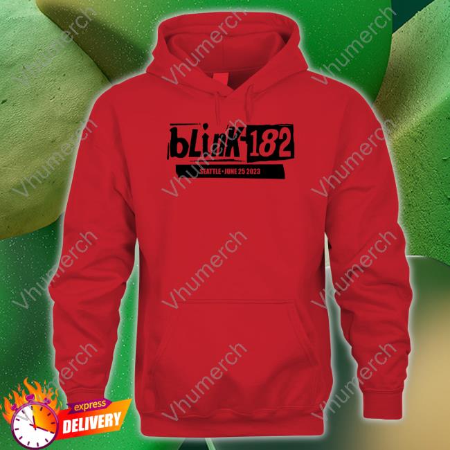 Blink 182 Merch World Tour Seattle June 25 2023 Tee Shirt Blink 182 Merch Seattle June 25 2023 Shirt