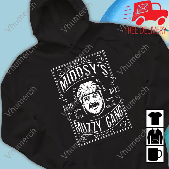Minnesota Wild Sotastick Middsy's Muzzy Gang Tee Shirt