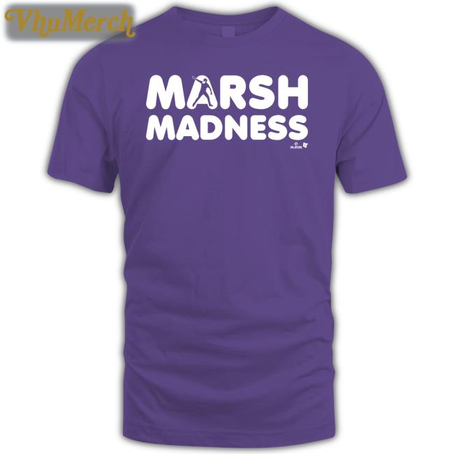 Brandon Marsh Madness Hoodied Sweatshirt Breaking T Brandon Marsh Madness Sweatshirt