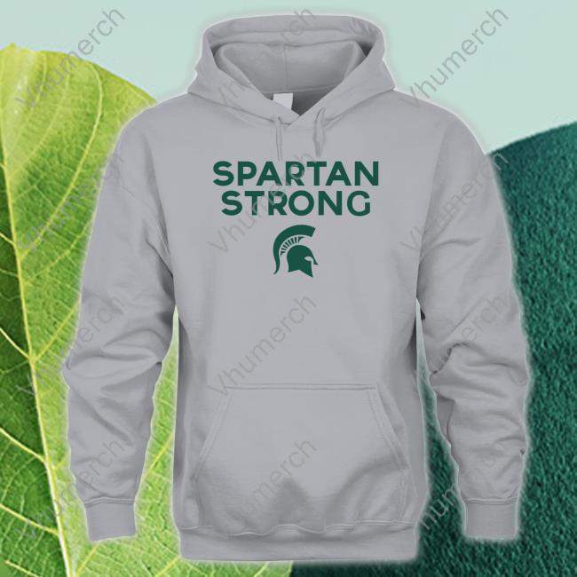 Official Michigan Basketball Tom Izzo Wearing Spartan Strong Msu Shirt