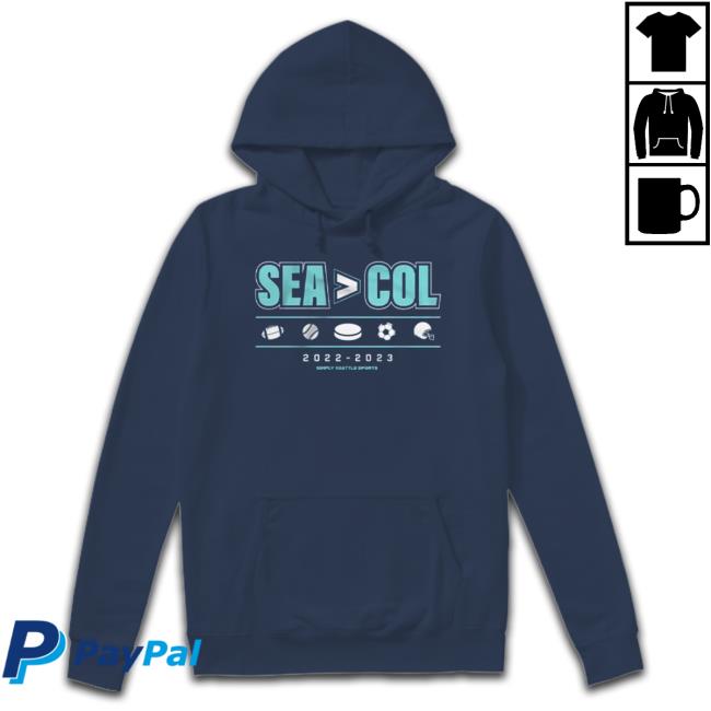 Simply Seattle Seattle Hockey Sea Col Shirt