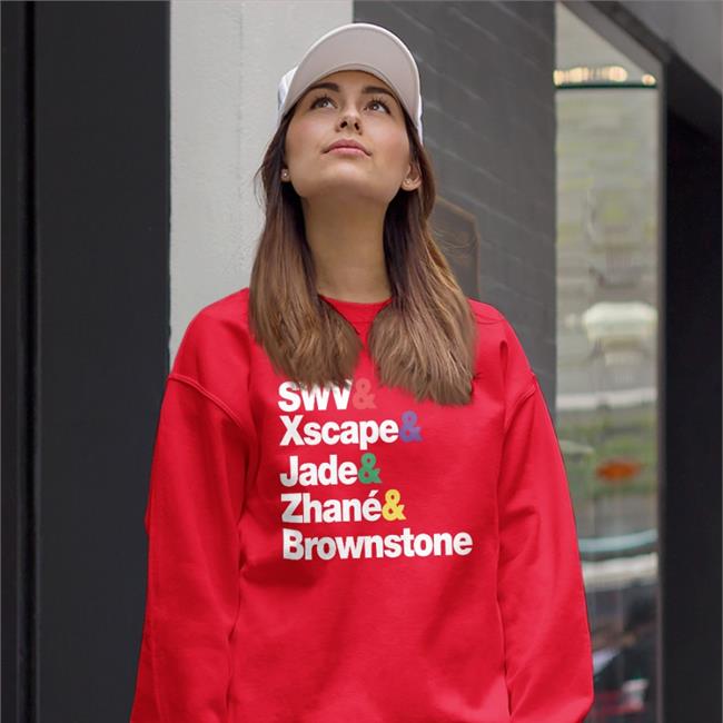 Swv Xscape Jade Zhane Brownstone Shirt