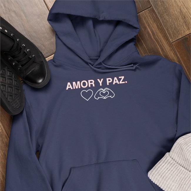 Christopher Morel Amor Y Paz Shirt Blue