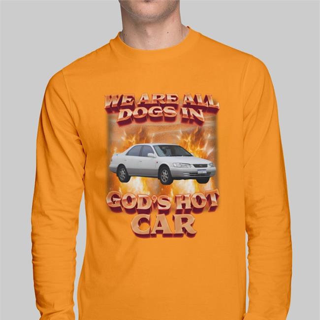 Swag Stimulus Merch We Are All Dogs In God's Hot Car New Shirt
