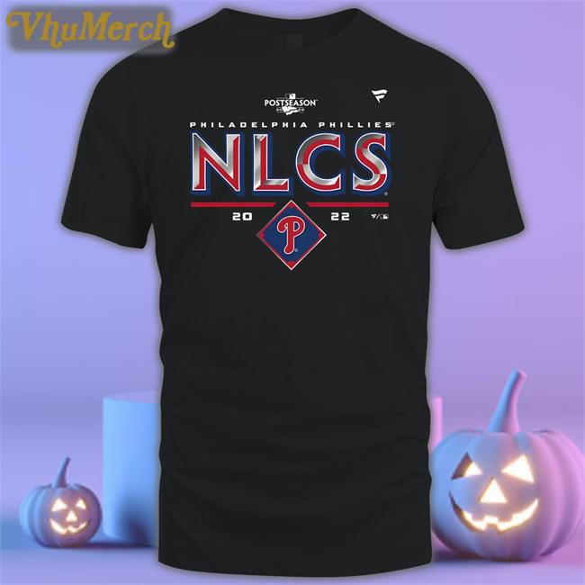 Mlb Shop Philadelphia Phillies Nlcs 2022 T Shirt Philadelphia Phillies Fanatics Branded Black 2022 Division Series Winner Locker Room T Shirt