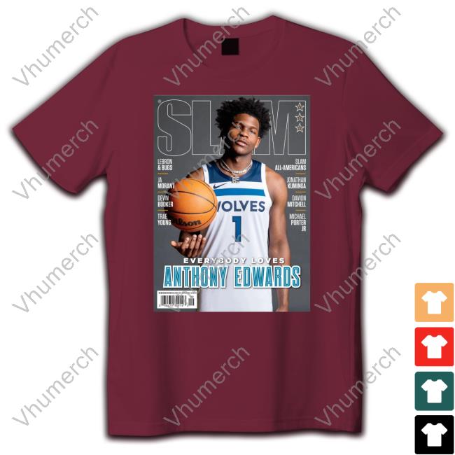 Slam Cover Anthony Edwards Long Sleeve Tee