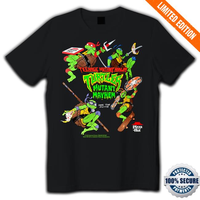 Official Dan Hernandez Pizza Hutnage Mutant Ninja Turtles Mutant Mayhem Shirt