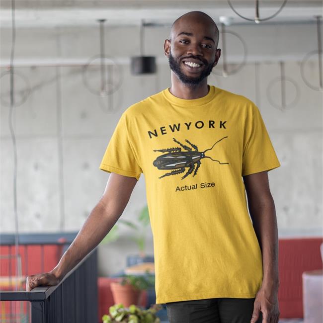 Funny New York Actual Size T Shirt