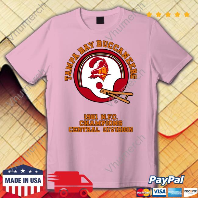 Tampa Bay Buccaneers 1981 Nfc Champions Central Division Shirts Nfc