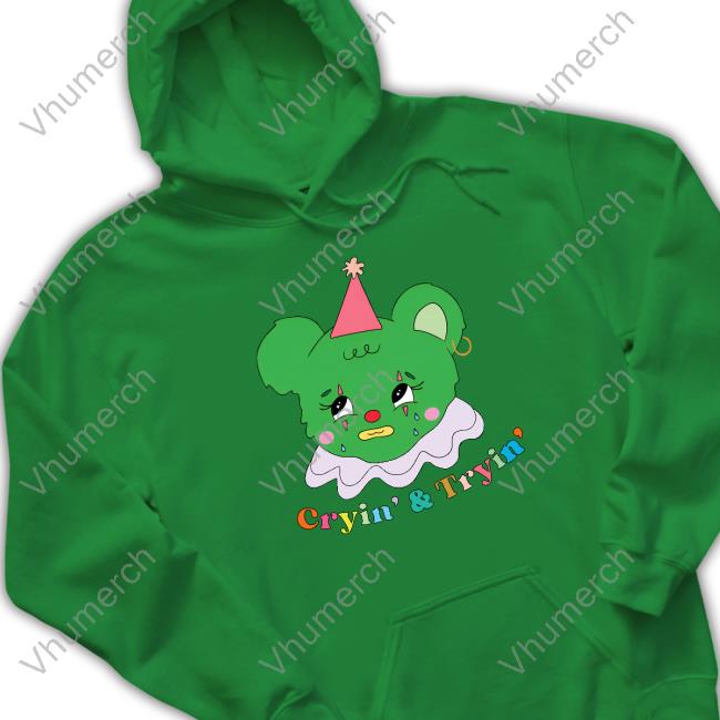 Smilecult Merch Cryin' And Tryin' Sweatshirt Smilecult Merch Cryin' And Tryin' T-Shirt
