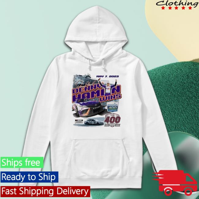 Official Denny Hamlin 2023 Adventhealth 400 Race Winner shirt