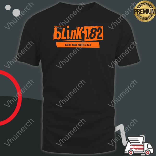 Ian Williams Blink-182 Saint Paul May 4 2023 Tee Shirt