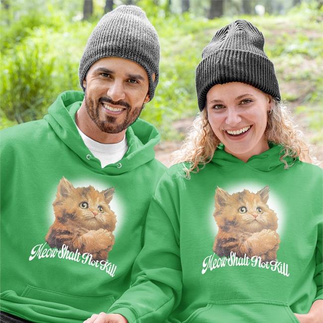 Shirtsthatgohard Store Meow Shalt Not Kill Tee Shirt