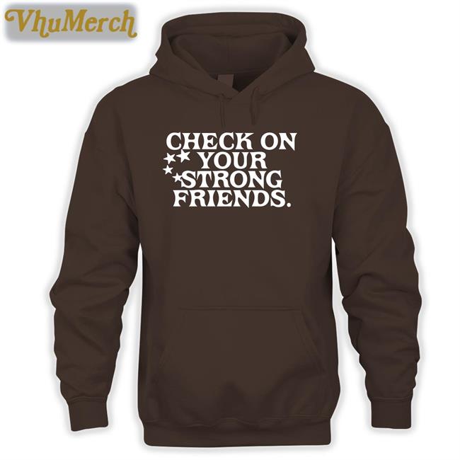 Josh Green Wears Check On Your Strong Friends Tee Shirts Mffl