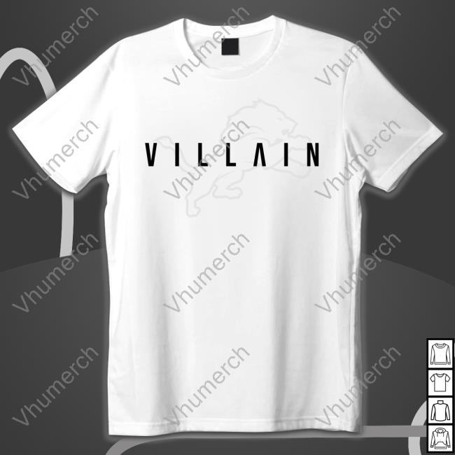 Brad Holmes Villain Shirt Brad Holmes Detroit Lions Villain Long Sleeve Tee