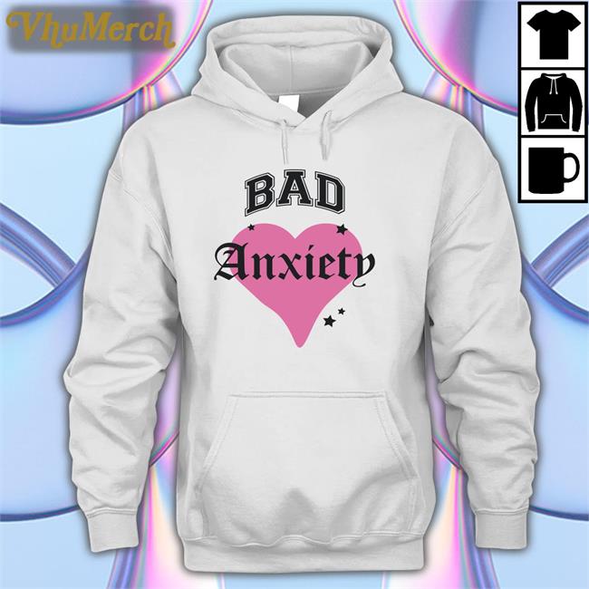 Megantheestallion Store Bad Anxiety Heart Tee Shirt Tina Snow