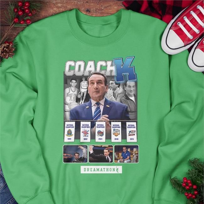 Dukembb Coach K Dreamathon Shirt Coach K T Shirt Dreamathon Store