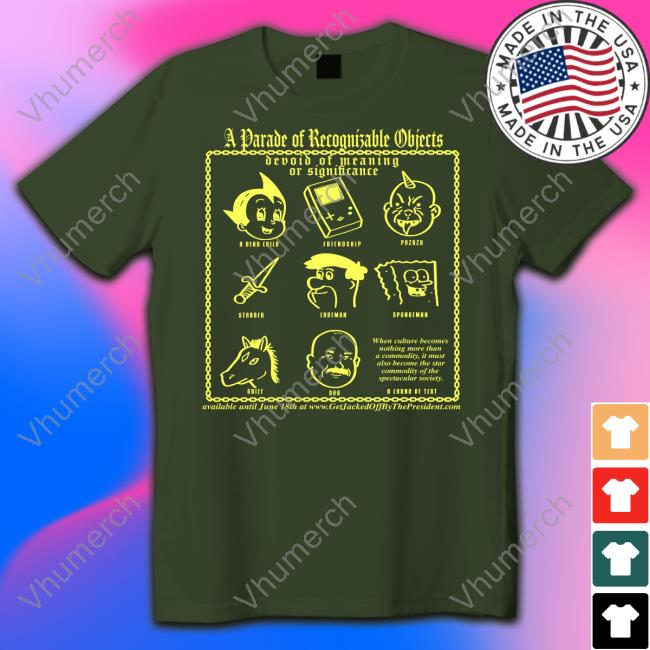 Rory Blank Shop A Parade Of Recognizable Objects Shirts