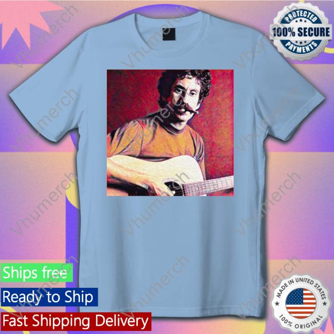 Jim Croce With Guitar T Shirts Jim Croce With Guitar Long Sleeve T Shirt Matt Pinfield