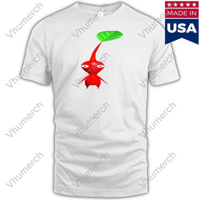 Red Pikpik Pikmin T-Shirt Red Pikmin Carrot Tee Shirt