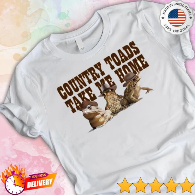 Official Country Toads Take Me Home Frogs shirt