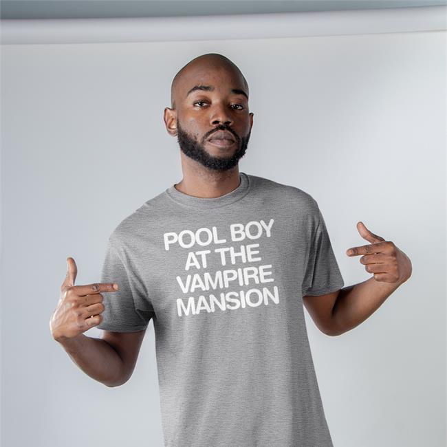 Gerard Wearing Pool Boy At The Vampire Mansion Long Sleeve Tee Shirt MCR Tour Updates