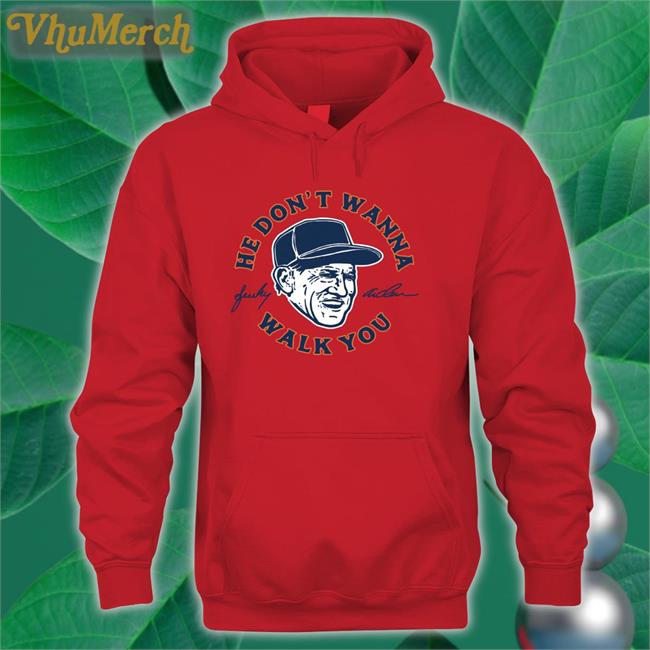The Mitten State Store He Don't Wanna Walk You Funny T Shirt JohnnyKaneTV
