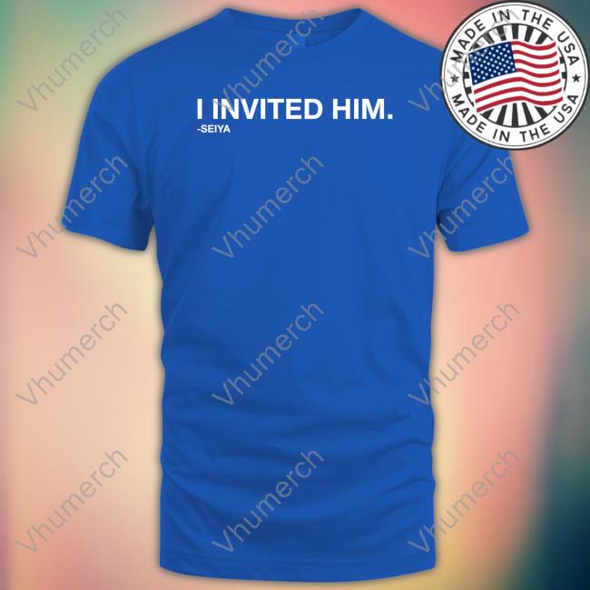 Obvious Shirts I Invited Him Seiya Tee David Kaplan
