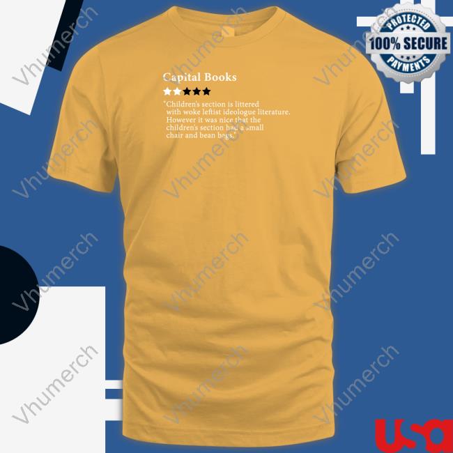 Capital Books 2-Stars For Woke Leftist Literature Shirts