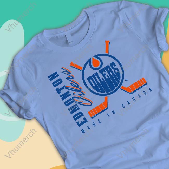 Edmonton Oilers Flannel Foxes Skyline T-Shirt